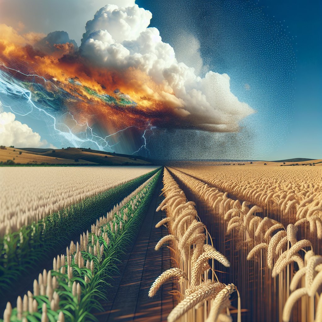 Wpływ zmian klimatycznych na notowania cen zbóż.